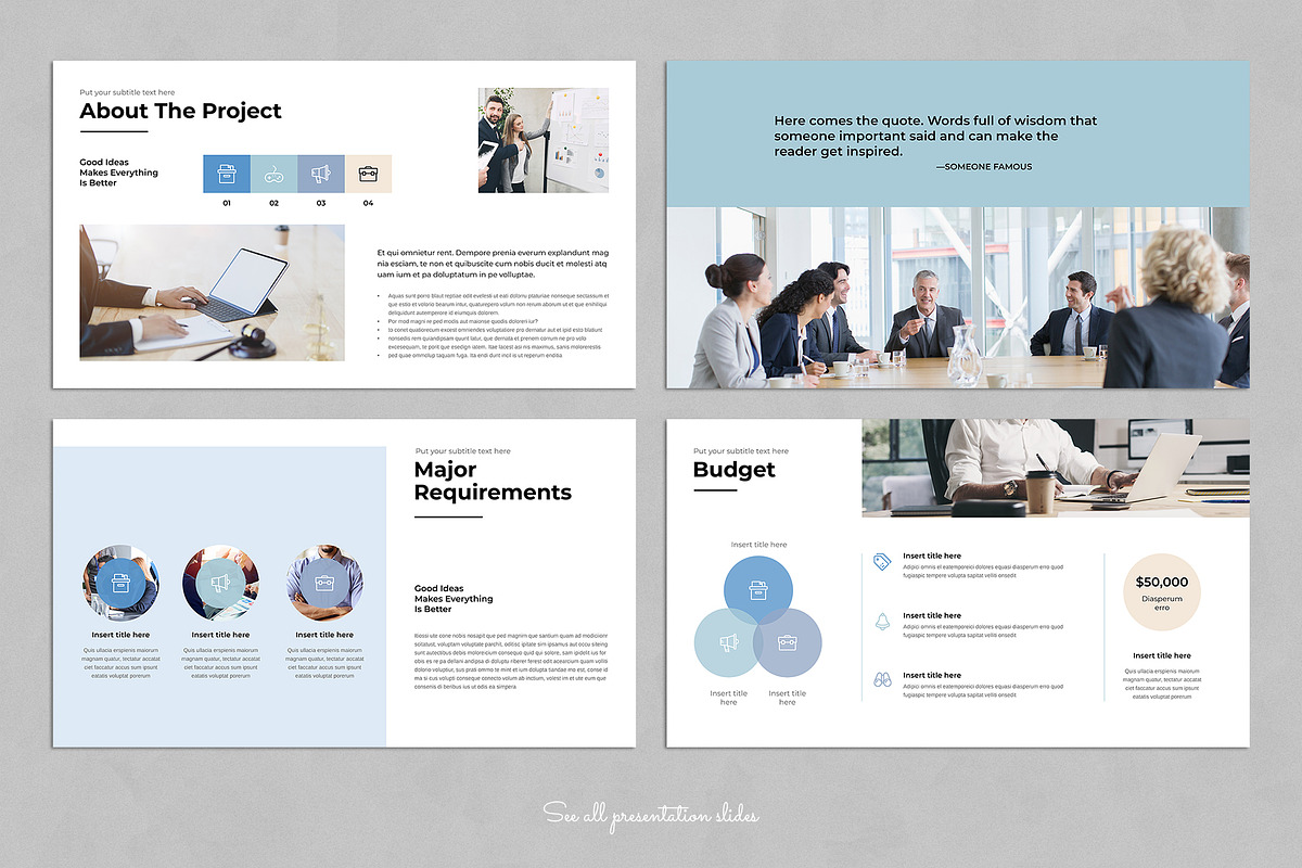 Project Proposal Presentation Layout, a Presentation Template by ...