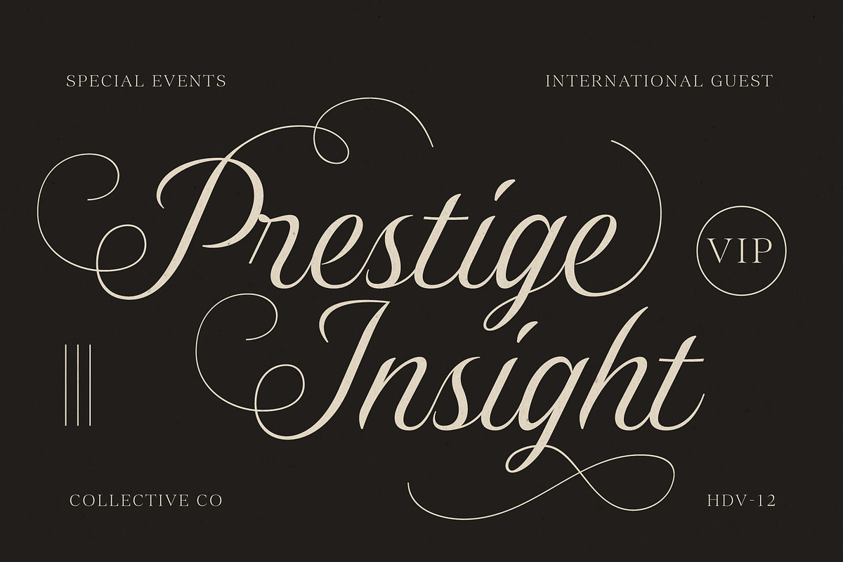 Gold Lines; Elegant Font Duo, a Script Font by Eko Bimantara (Photo 15 of 20)