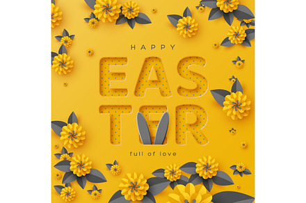 Easter holiday greeting card., a Poster Template by Liudmyla Matviiets