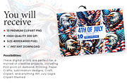 4th of July Patriotic Eagle USA Flag, an Animal Illustration by Creative Arslan (Thumbnail 4 of 7)