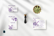 Purple Floral Wedding Suite, an Invitation Template by Azka Creative (Thumbnail 5 of 5)