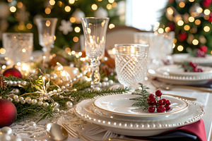 A beautifully arranged table for a f, a Photo by Iftikhar Alam