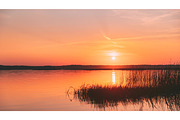 4K Sundown Above Lake River Horizon, a Nature Photo by Our Amazing World (Thumbnail 1 of 2)