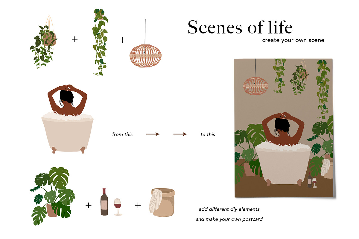 All of Life Bundle - 5 in 1, a Person Illustration by Backyard Rose (Photo 10 of 25)