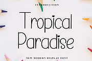 Tropical Paradise, a Serif Font by FreshTypeINK (Thumbnail 1 of 8)