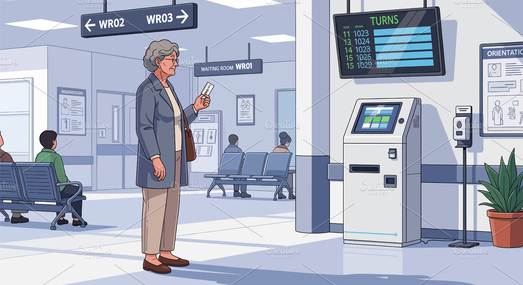 patient consults his appointment in, a Technology Photo by angellodeco