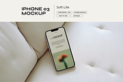 iPhone Mockup PSD | 03 | Soft Life, an iPhone Mockup by Artfullyours (Thumbnail 1 of 4)