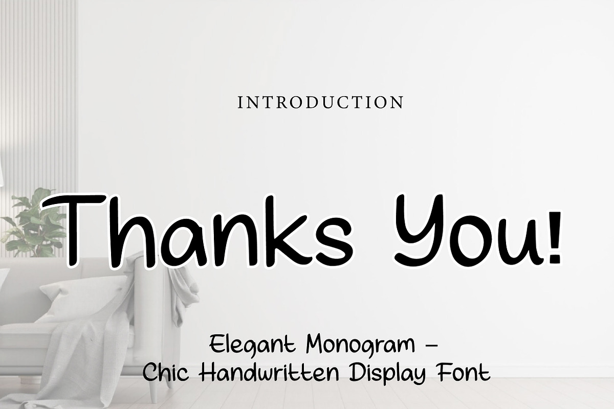 Elegant Monogram, a Handwritten Font by Wow Magic (Photo 3 of 3)