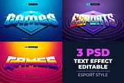 PSD Text Effect - Gaming Style, a Layer Style Add-On by Modaldesain (Thumbnail 1 of 4)
