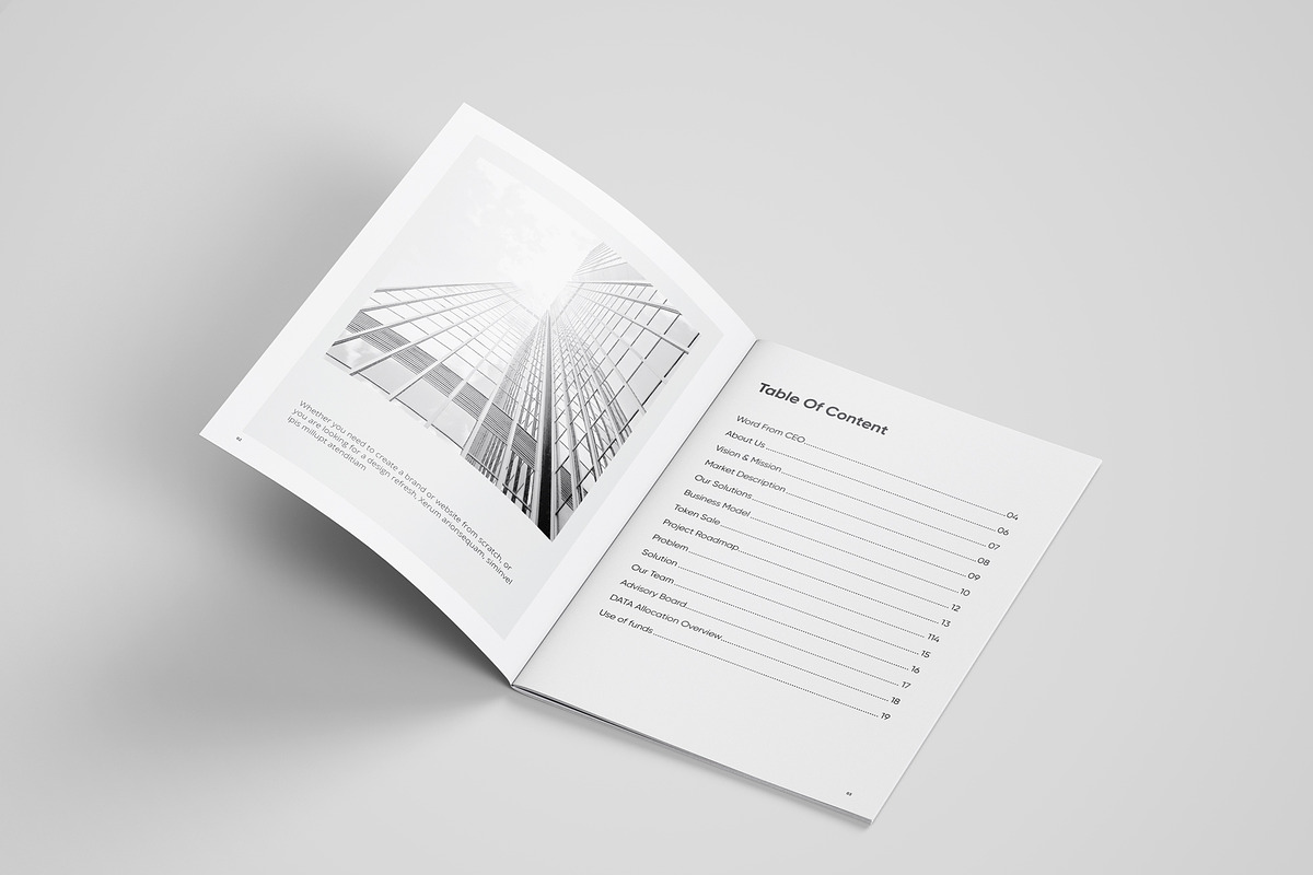 White Paper Template Word, a Brochure Template by azadcsstune (Photo 3 of 12)
