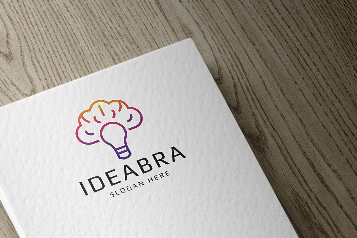 Idea Brain Bulb Logo, a Branding & Logo Template by Design_Planet (Photo 1 of 4)