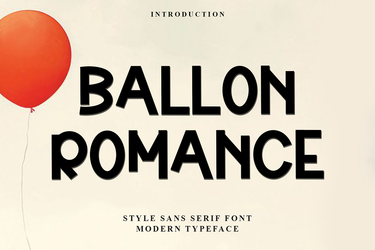 Ballon Romance, a Script Font by FreshTypeINK (Photo 1 of 6)