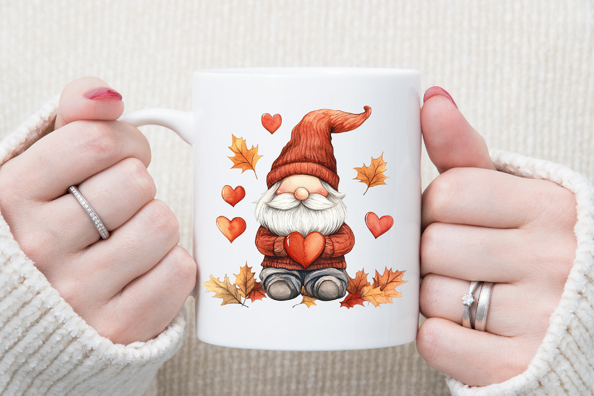 Fall Vibes Gnomes Thanksgiving Clipa, an Illustration by Sublimation Artist (Photo 5 of 6)