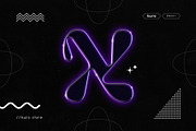 Purple Chrome Effect Bundle, a Layer Style Add-On by kuro (Thumbnail 4 of 6)