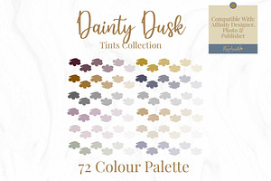 Fall Green & Lilac Colour Affinity, a Palette Add-On by May Annella