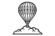 Hot Air Balloon Silhouette Bundle, an Object Illustration by Gaye Art (Thumbnail 29 of 31)