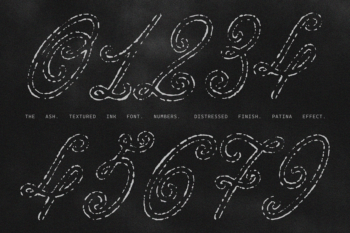 The Ash Forged Textured Script, a Script Font by AnMark (Photo 8 of 17)