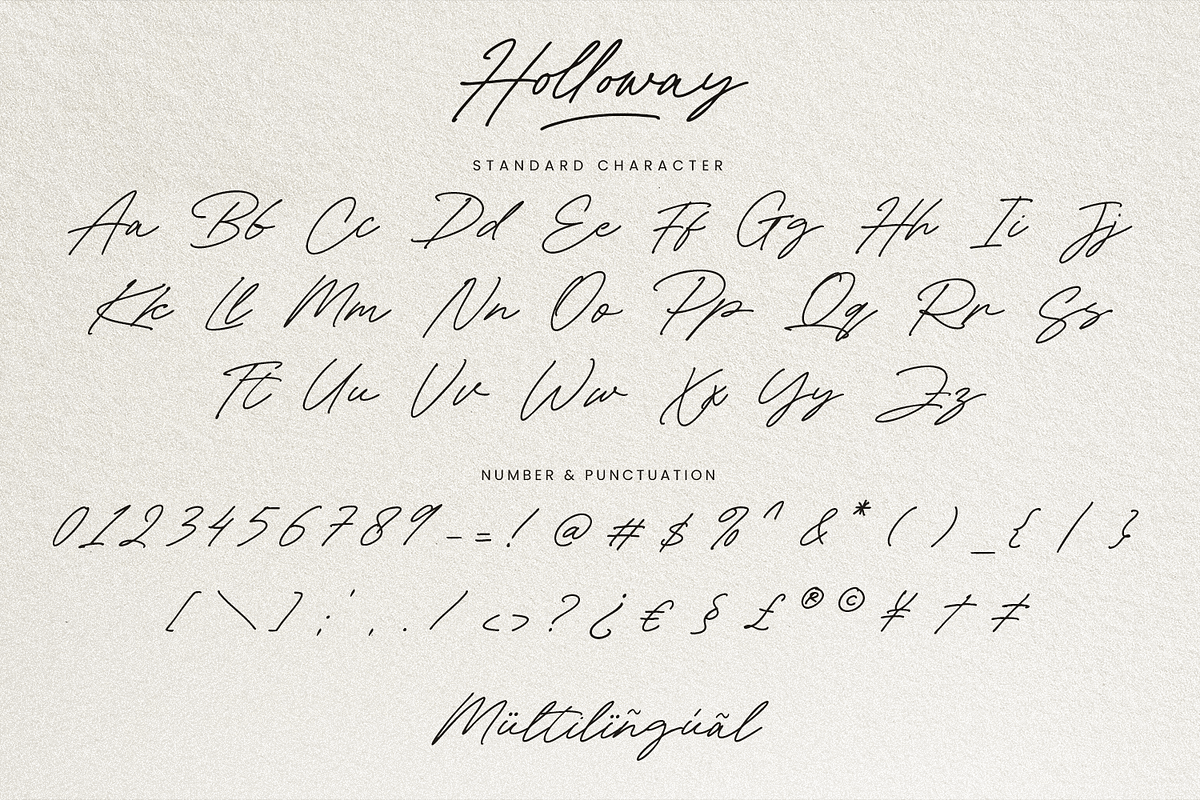 Holloway – Modern Handwritten Script, a Handwritten Font by Pixesia Studio (Photo 10 of 11)