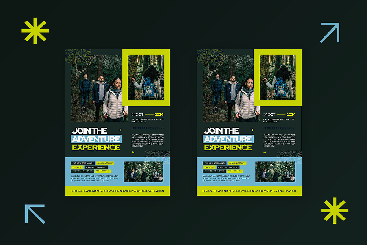 Renegade Deviation - Flyer Template, a Flyer Template by StreaksideStd (Photo 3 of 3)
