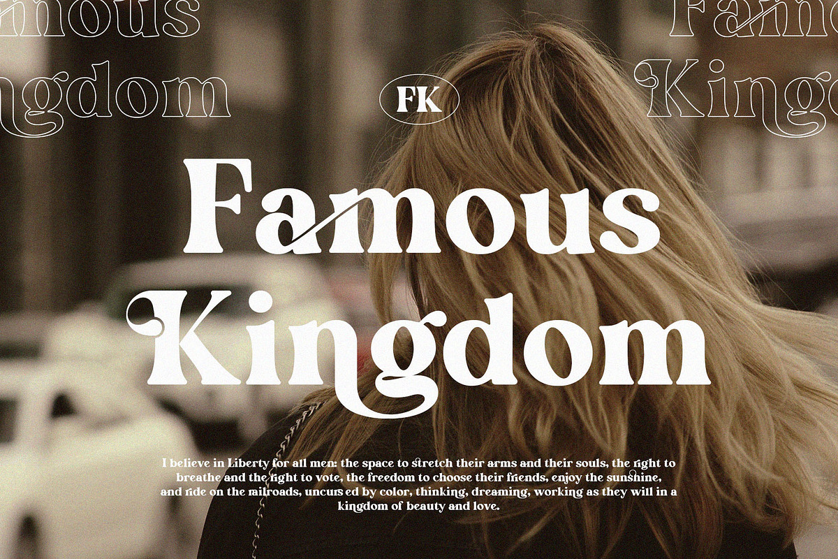 English Island Ligature Serif Font, a Serif Font by Graphicxell (Photo 3 of 11)