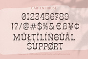 Garten House - Unique Display Font, a Font by Letterhend Studio (Thumbnail 8 of 9)