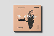 Hard Cover Square Book Mock-up, a Books & Magazine Mockup by Yogurt86 (Thumbnail 2 of 19)
