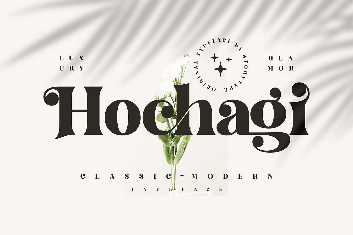 Hochagi Classy Serif Font, a Script Font by Storytype Studio (Photo 1 of 9)