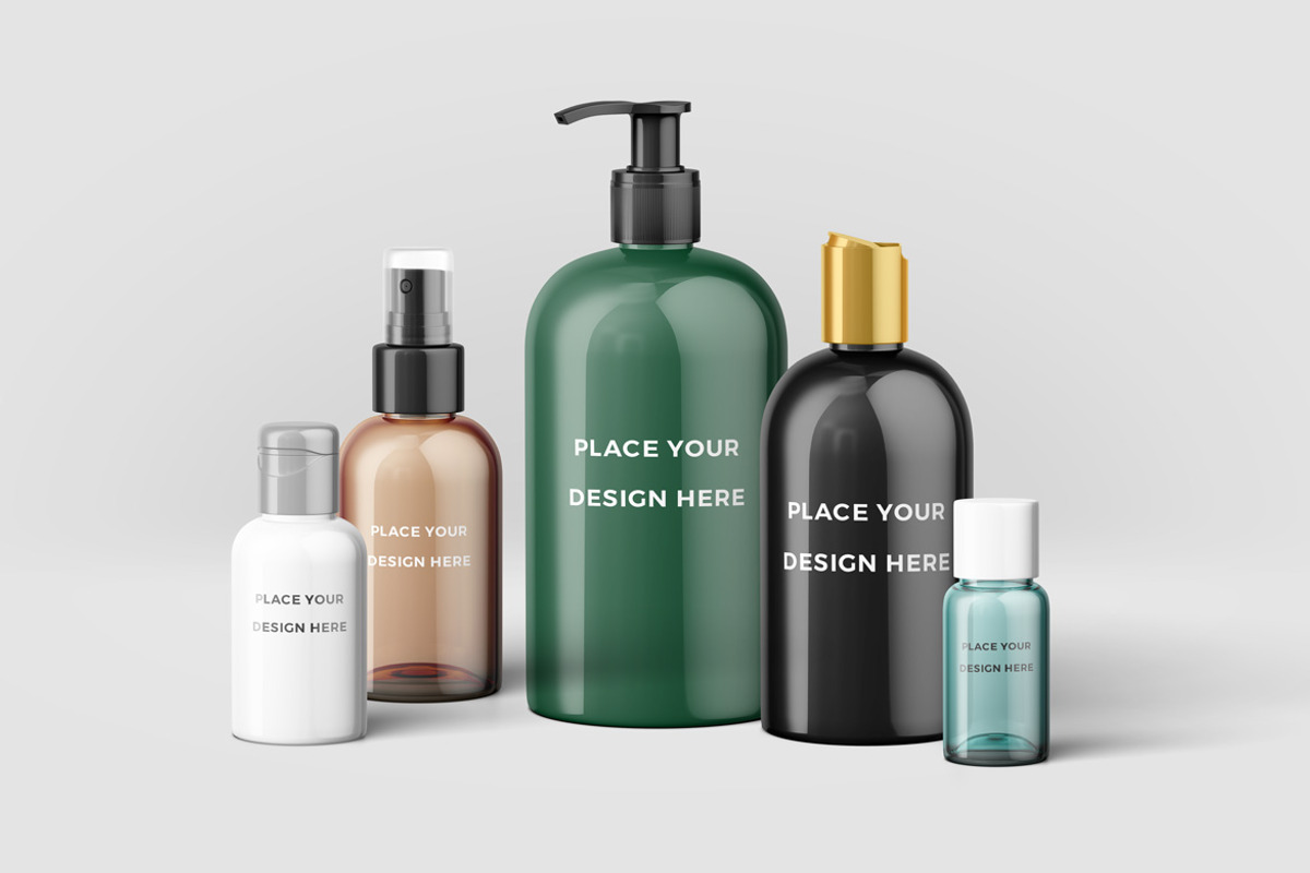 Cosmetic Bottles Mockup Vol.1, a Cups & Container Mockup by Kotulsky Mockups (Photo 4 of 4)