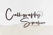 Calligraphy Signature | Script Font, a Script Font by Scratchones (Thumbnail 1 of 8)