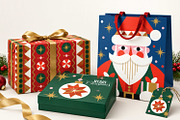 Christmas vector greeting cards, a Wallpaper Graphic by Ardea-studio (Thumbnail 6 of 7)