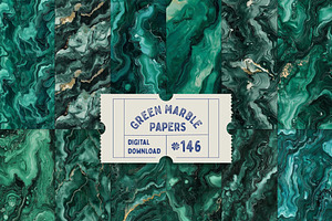 Green Marble Texture Ink Drop Effect