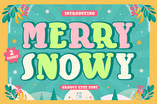 Merry Snowy Font
