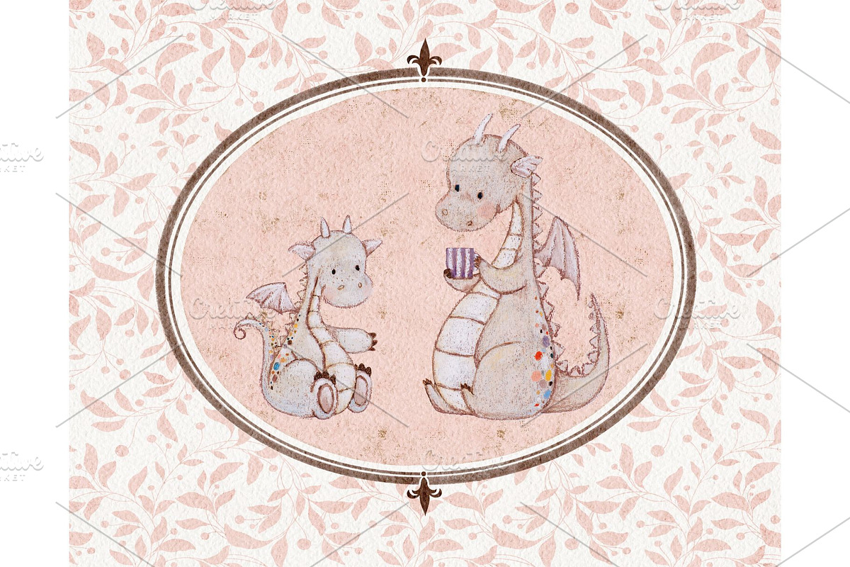 Under Mama's Wings Nursery Pattern, a Pattern Graphic by MouseGrey (Photo 10 of 13)
