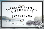 Midnight Owl Display Font, a Serif Font by Vintage Type Company (Thumbnail 3 of 7)