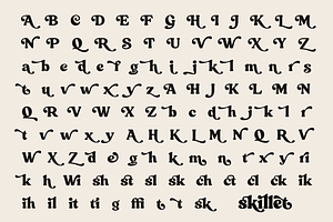 Skillet Serif Typeface