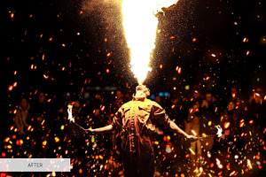 Fire Sparks Photoshop Overlays