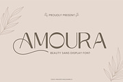 Amoura - Beauty Sans Serif Font, a Sans Serif Font by Flawless And Co (Thumbnail 1 of 10)