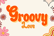 Groovy Love, a Script Font by nongnuchpolyiam1 (Thumbnail 1 of 4)