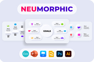 Neumorphic - Infographic Templates!