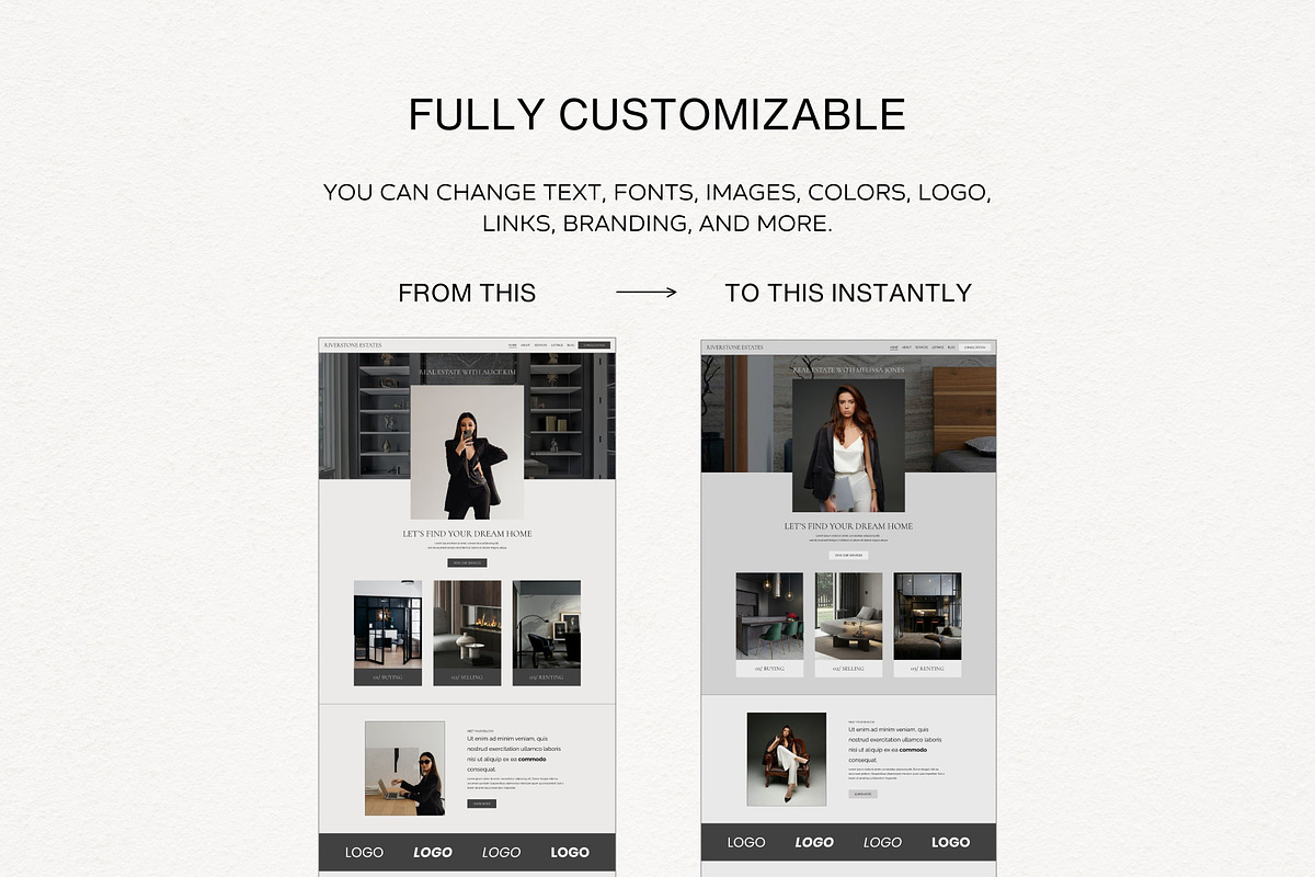 Squarespace 7.1 Template: Riverstone, a Squarespace Template by Deb Creative Studio (Photo 4 of 9)
