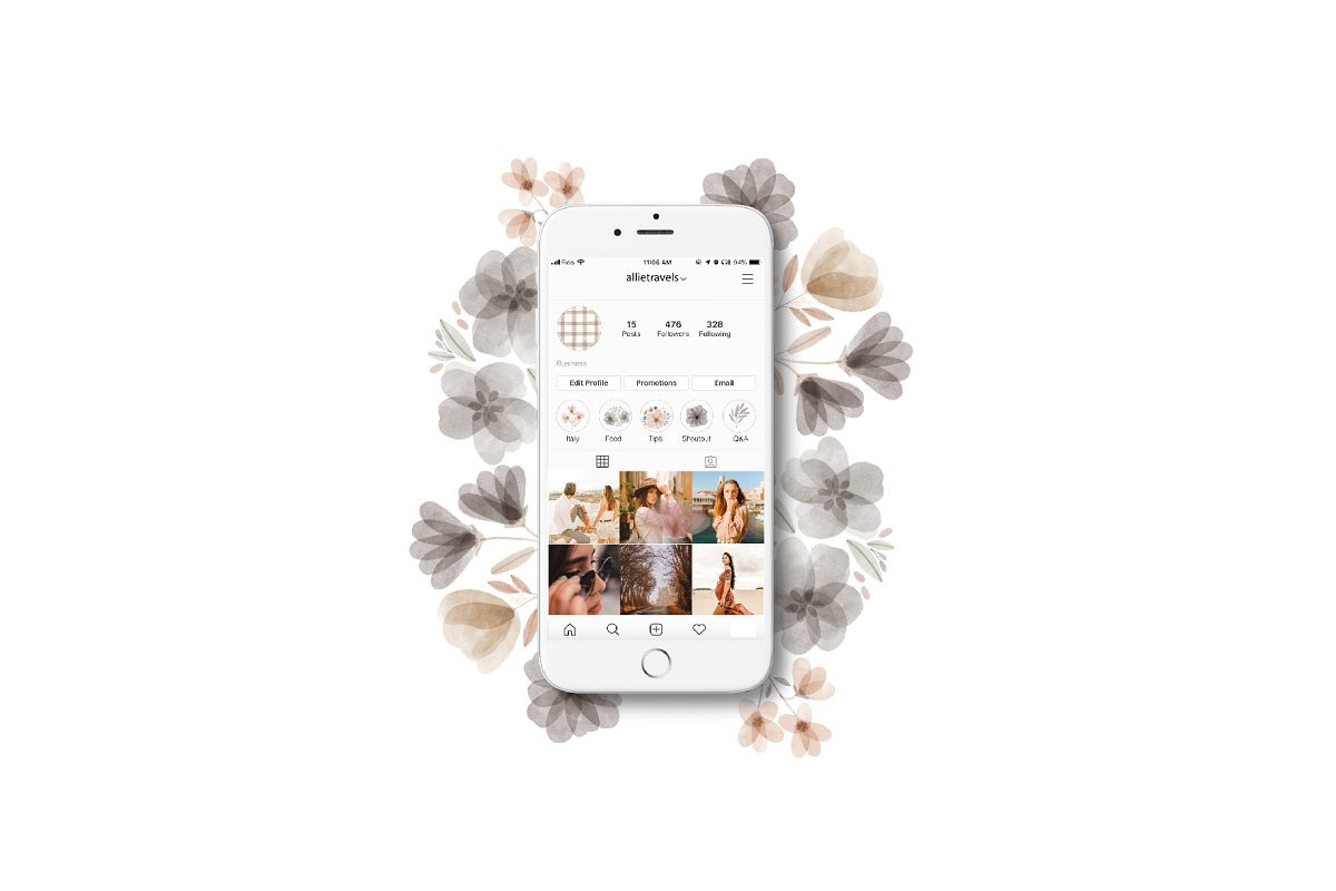 64 instagram highlight icon bundle, a Work Illustration by beatriceviyiwi (Photo 7 of 8)