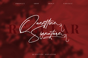 Quenttine Signature Business Font, a Script Font by KennedyStudio (Thumbnail 2 of 11)