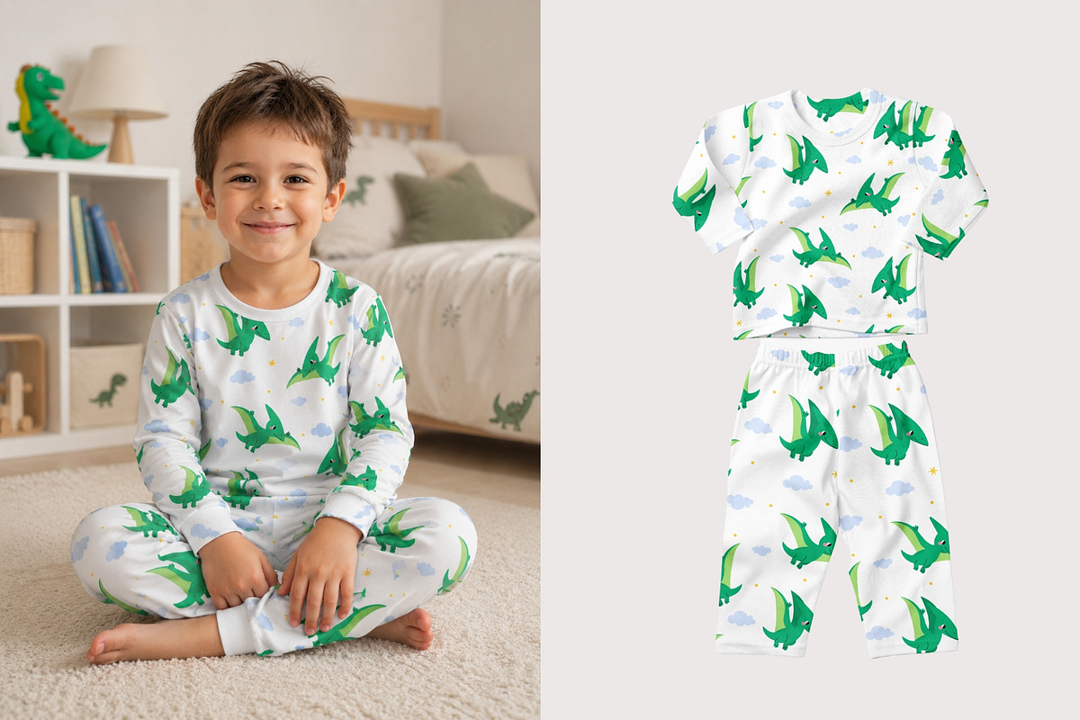 Dino Kids Collection, an Animal Illustration by AnbyArt (Photo 6 of 10)