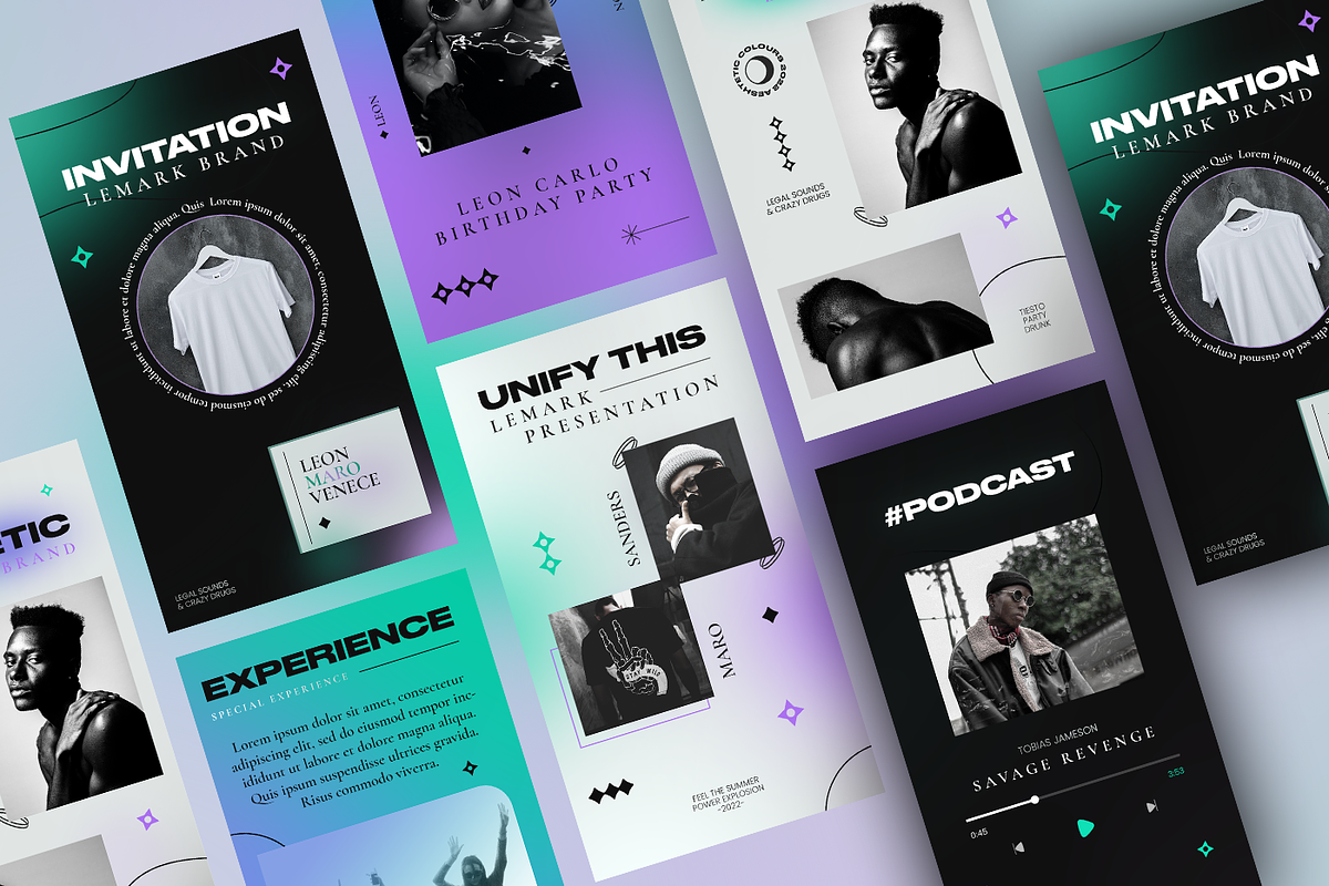 AESTHETIC - Instagram Templates, a Social Media Template by FLYERHIVE (Photo 1 of 7)