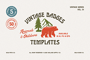 Animals & Outdoors Badges Vol. 1, a Branding & Logo Template by Skilline Supply Co. (Thumbnail 10 of 10)