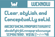 Retro Modernism font, a Sans Serif Font by weknow (Thumbnail 4 of 8)