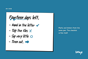 Mix Two Weeks - Handwritten Print, a Handwritten Font by Mix Fonts (Thumbnail 5 of 11)