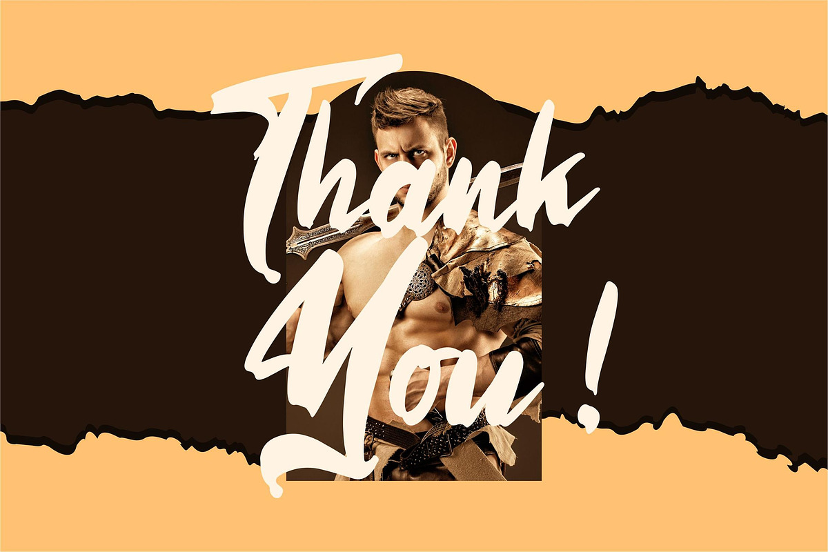 Hercutes Brush Font LS, a Font by GranzCreative (Photo 16 of 16)