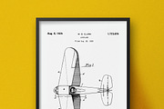 Airplane Patent, an Illustration by Nordic Designs (Thumbnail 2 of 3)
