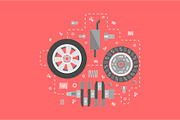16 Auto Spare Parts Set, an Icon by Olha Kostiuk (Thumbnail 10 of 10)